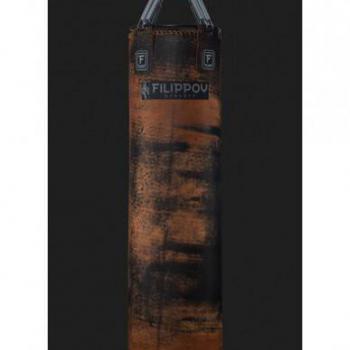Боксерский мешок DIKO FILIPPOV из буйволиной кожи на пружинах 180см/40см/78-80кг - SPORTSMAN завод спортивного инвентаря VASIL