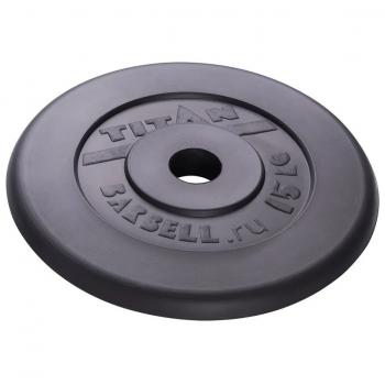 Диск TITAN 51 мм 15 кг ДТЧ 51/15 IRON KING Айрон Кинг - SPORTSMAN завод спортивного инвентаря VASIL