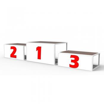 Пьедестал прямоугольный Эконом ПЭ-2 / ПЭ-2М 1000х600х380 мм - SPORTSMAN завод спортивного инвентаря VASIL