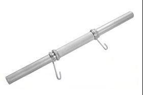 Гриф гантельный 30 мм длина 40 см 2,2 кг рифление прямой, цвет хром IRON KING Айрон Кинг - SPORTSMAN завод спортивного инвентаря VASIL