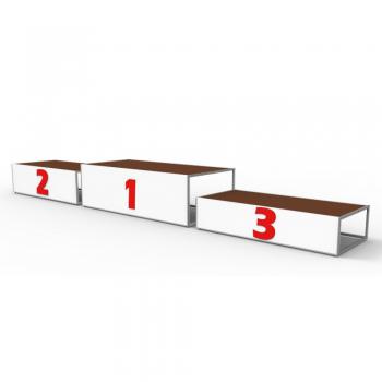 Пьедестал прямоугольный Эконом ПЭ-4 / ПЭ-4М 1500х600х380 мм - SPORTSMAN завод спортивного инвентаря VASIL