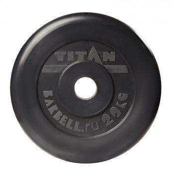 Диск TITAN PROFY 51 мм 20 кг стальная втулка ДТПЧ 51/20 IRON KING Айрон Кинг - SPORTSMAN завод спортивного инвентаря VASIL