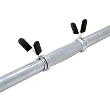 Гриф гантельный 30 мм длина 45 см 2,6 кг рифление, анатомический IRON KING Айрон Кинг - SPORTSMAN завод спортивного инвентаря VASIL