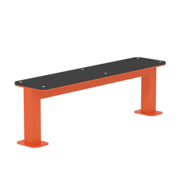 Уличный тренажер IRON KING Айрон Кинг S204 Скамья горизонтальная - SPORTSMAN завод спортивного инвентаря VASIL