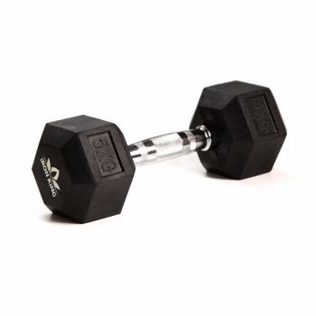 Гантель гексагональная 5 кг IK CR61 IRON KING Айрон Кинг - SPORTSMAN завод спортивного инвентаря VASIL