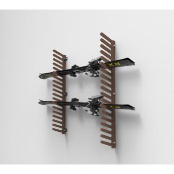 Вешалка «Эконом» SE-7/18 для горных лыж, пристенная - SPORTSMAN завод спортивного инвентаря VASIL