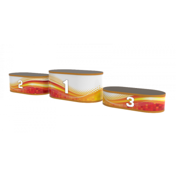 Пьедестал овальный Премиум ПП-3 Матрешка ПП-3М / Тумба ПП-3Т 1300х600х380 - SPORTSMAN завод спортивного инвентаря VASIL