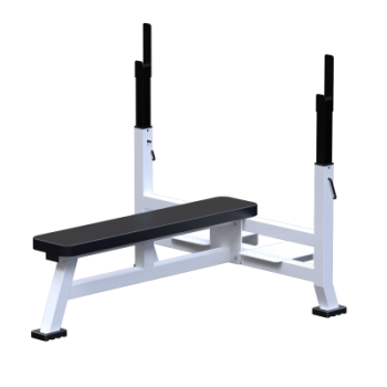 Профессиональный силовой тренажер Скамья для жима лежа телескопическая Sabirgym SG012.13 black step - SPORTSMAN завод спортивного инвентаря VASIL