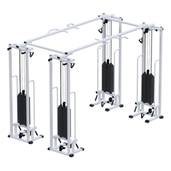 Двойной кроссовер на базе реабилитационного Потапова тренажера Sabirgym SG083.4*100*3530*2059*2400 стеки 4х100 кг s-dostavka - SPORTSMAN завод спортивного инвентаря VASIL