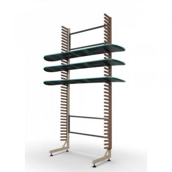 Стеллаж «Стандарт» СС-1 для сноубордов, односторонний - SPORTSMAN завод спортивного инвентаря VASIL