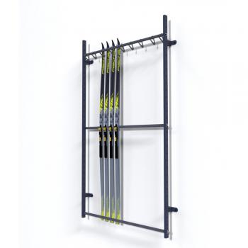 Стеллаж «Эконом» для беговых лыж, пристенный василжим - SPORTSMAN завод спортивного инвентаря VASIL