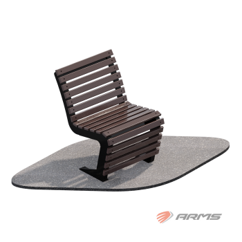 Скамейка парковая Пируэт (длина 600 мм) ARMS ARLS011 proven quality - SPORTSMAN завод спортивного инвентаря VASIL