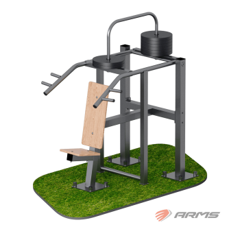 Уличный тренажер для жима вверх ARMS078 ARMS S-Dostavka proven quality - SPORTSMAN завод спортивного инвентаря VASIL