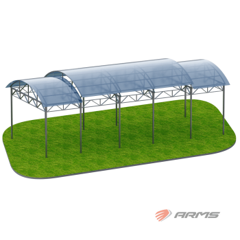 Теневой навес ARMS308 для уличных тренажеров ARMS - SPORTSMAN завод спортивного инвентаря VASIL
