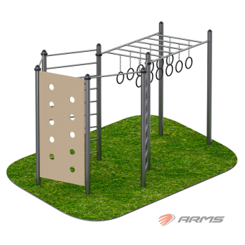 Спортивный комплекс шестигранный ARWOK222 уличный Armssport ARMS - SPORTSMAN завод спортивного инвентаря VASIL