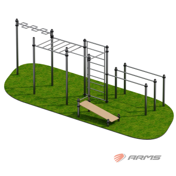 Спортивный комплекс Атлант ARWOK231 уличный Armssport ARMS - SPORTSMAN завод спортивного инвентаря VASIL