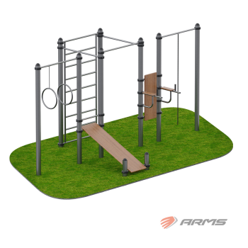 Гимнастический комплекс Троя ARWOK240 уличный Armssport ARMS - SPORTSMAN завод спортивного инвентаря VASIL
