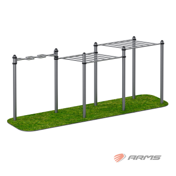 Двойной рукоход и змейка ARWOK244 уличные Armssport ARMS - SPORTSMAN завод спортивного инвентаря VASIL