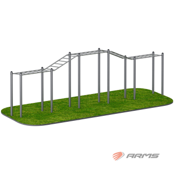 Рукоход разноуровневый ARWOK401 уличный Armssport ARMS - SPORTSMAN завод спортивного инвентаря VASIL