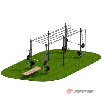 Уличный комплекс для воркаута Фобос ARWOK500 Armssport ARMS Sportsman iron king УЗСИ спортдоставка Айрон Кинг Спорт Доставка Vasil Василжим Vasilgym - SPORTSMAN завод спортивного инвентаря VASIL