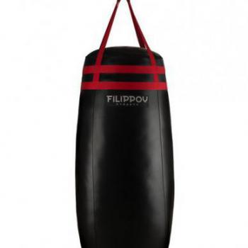 Мягкий мешок BURAN onePRO FILIPPOV из натуральной кожи 200см/50см/95-100кг - SPORTSMAN завод спортивного инвентаря VASIL