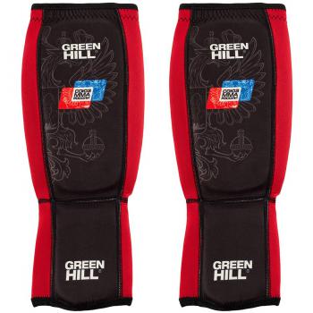 SIU-6373 ЗАЩИТА ГОЛЕНЬ-СТОПА СОЮЗ ММА РОССИИ L КРАСНАЯ - SPORTSMAN завод спортивного инвентаря VASIL