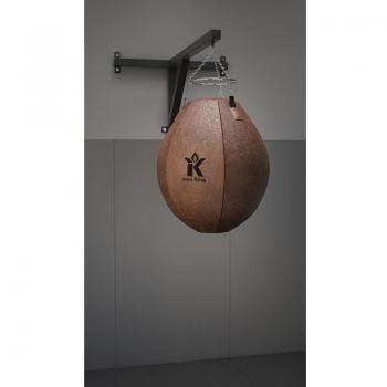 Мешок "шар" из воловьей кожи IRON KING Айрон Кинг Размер: 65 х 80 см Вес: 25 - 35 кг. - SPORTSMAN завод спортивного инвентаря VASIL
