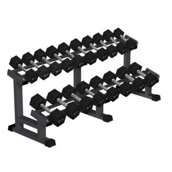 Гексагональные гантели 12,5-32,5 кг (шаг 2,5 кг) 9 пар IRON KING Айрон Кинг - SPORTSMAN завод спортивного инвентаря VASIL