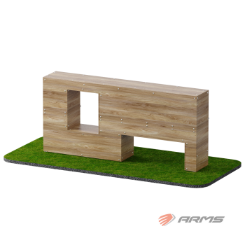 Препятствие Стенка с двумя проломами УЗСИ GTAR103 - SPORTSMAN завод спортивного инвентаря VASIL