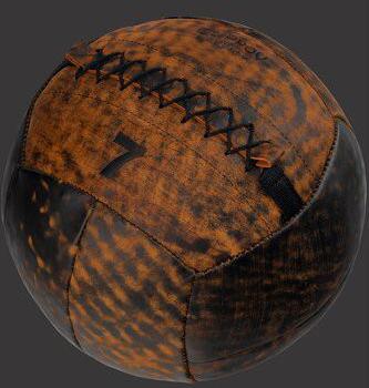 Медбол DIKO FILIPPOV из буйволиной кожи 8кг/35см - SPORTSMAN завод спортивного инвентаря VASIL