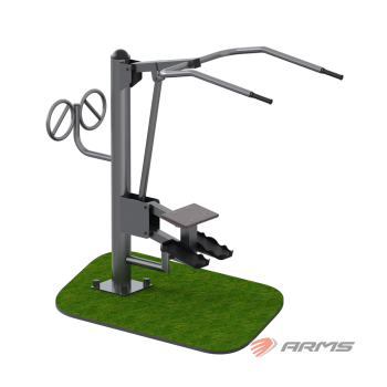 Подтягивание INVAR012 уличный тренажер для инвалидов колясочников УЗСИ ARMS Armssport - SPORTSMAN завод спортивного инвентаря VASIL