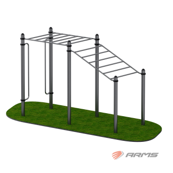 Рукоход INVAR116 реабилитационный тренажер для улицы УЗСИ ARMS Armssport - SPORTSMAN завод спортивного инвентаря VASIL