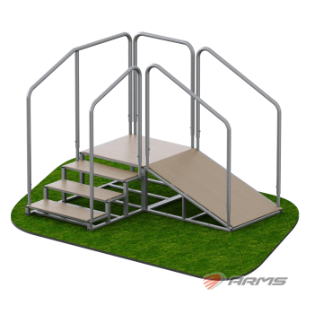 Горка для ходьбы реабилитационная INVAR200 тренажер УЗСИ ARMS Armssport - SPORTSMAN завод спортивного инвентаря VASIL
