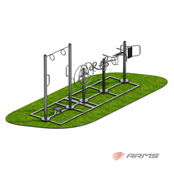 Тренажерный комплекс для пожилых INVAR413 реабилитационный УЗСИ ARMS - SPORTSMAN завод спортивного инвентаря VASIL