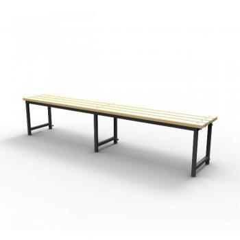 Лавка для раздевалок с пластиковыми рейками L 150/35/40 1,5 метра кумитеспорт - SPORTSMAN завод спортивного инвентаря VASIL