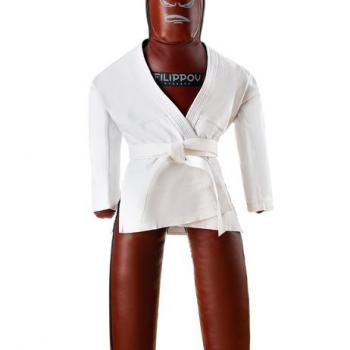 Манекен двуногий Самбо/Дзюдо onePRO FILIPPOV из натуральной кожи 170см/42-45кг - SPORTSMAN завод спортивного инвентаря VASIL