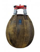 Водоналивная боксерская груша BIG WATER PEAR FILIPPOV из натуральной кожи "Черный Лимон" 65см/50см/65-70кг - SPORTSMAN завод спортивного инвентаря VASIL