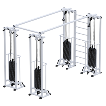 Тренажер Потапова стек 4х100 кг Sabirgym SG085.4*2200*100 реабилитационный для кинезитерапии екатеринбургспорт - SPORTSMAN завод спортивного инвентаря VASIL