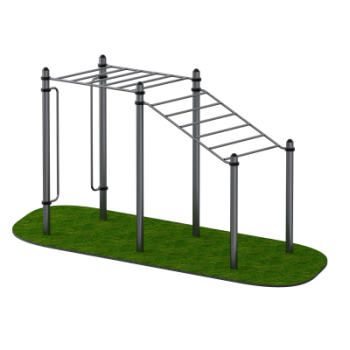 Тренажер для реабилитации Рукоход Sabirgym SGINVAR116 black step - SPORTSMAN завод спортивного инвентаря VASIL