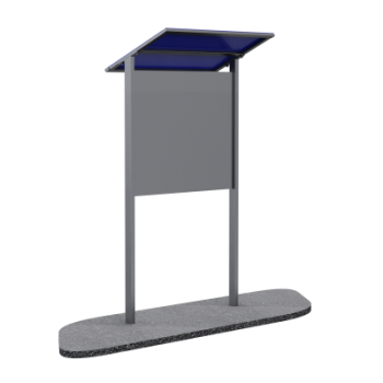 Информационный стенд с козырьком Sabirgym SGLS004 vasilgym - SPORTSMAN завод спортивного инвентаря VASIL