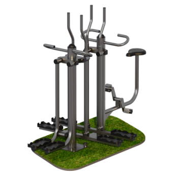 Тренажер для улицы Лыжник+Велосипед+Разведение ног Sabirgym SGMS044.1 - SPORTSMAN завод спортивного инвентаря VASIL