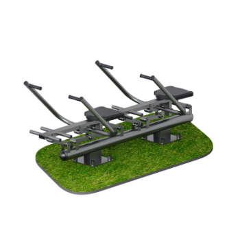 Тренажер для улицы Гребля (двойной) Sabirgym SGMS056.1 uzsi - SPORTSMAN завод спортивного инвентаря VASIL