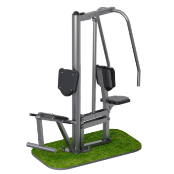 Тренажер для улицы Горизонтальный жим + разгибание ног Sabirgym SGMS059 - SPORTSMAN завод спортивного инвентаря VASIL