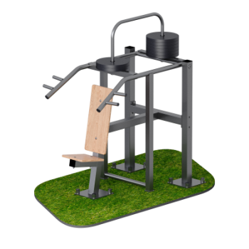 Уличный тренажер для жима вверх Sabirgym SGMS078 васил - SPORTSMAN завод спортивного инвентаря VASIL