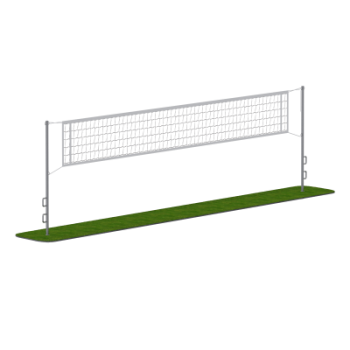 Волейбольные стойки со стаканами Sabirgym SGMS083.2 black step - SPORTSMAN завод спортивного инвентаря VASIL