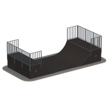 Рампа Sabirgym SGSPM1103L для скейт парка роллердрома роспитспорт - SPORTSMAN завод спортивного инвентаря VASIL