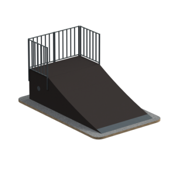 Разгон плавный Sabirgym SGSPM2011L для скейт парка роллердрома - SPORTSMAN завод спортивного инвентаря VASIL