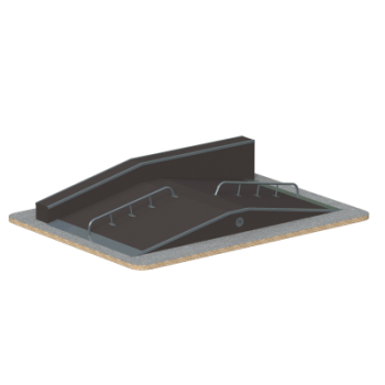 Фанбокс-книжка с кинковым боксом с рейлом Sabirgym SGSPM3011L ARMS - SPORTSMAN завод спортивного инвентаря VASIL