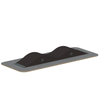 Волна двойная Sabirgym SGSPM3016L для скейт-парка vasil - SPORTSMAN завод спортивного инвентаря VASIL