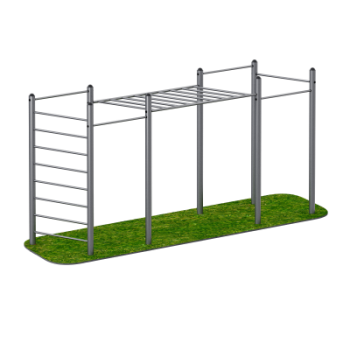 Тренажер для улицы Рукоход с турниками и шведская стенка Sabirgym SGWOK016.1 кумитеспорт - SPORTSMAN завод спортивного инвентаря VASIL